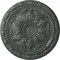 Ekena Millwork Baile Ceiling Medallion (Fits Canopies up to 3 1/4"), 20"OD x 1 5/8"P, Athenian Green Crackle CM20BLAGC - alternate 1
